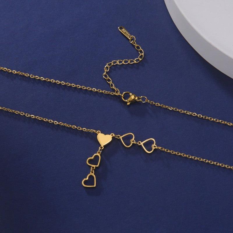 Cheky - Fashion Love Pendant Stainless Steel Necklace