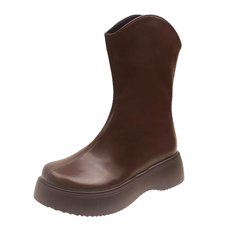 Cheky - Platform Martin Boots Female Retro British Style