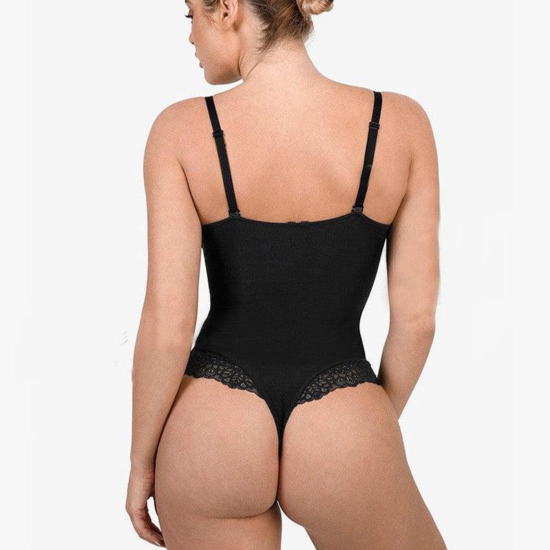 Cheky - Lace Shapewear Women's Jumpsuit Waist Control Body Shaping Butt Lift Bodysuit Body Shaper Rompers