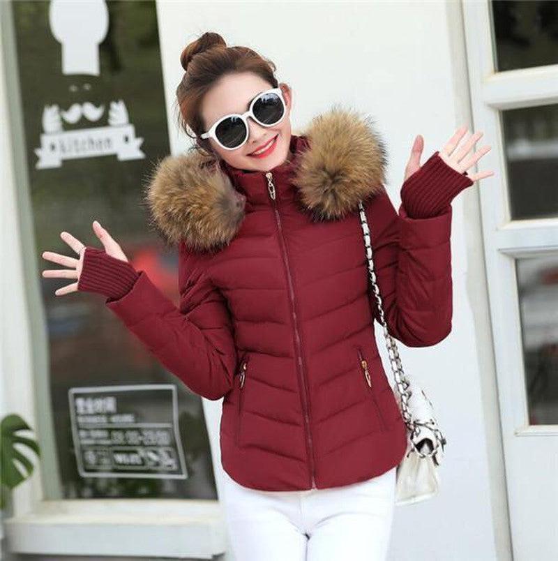 Cheky - Brown Women'S Parka Jacket Winter Jacket Womens Parkas