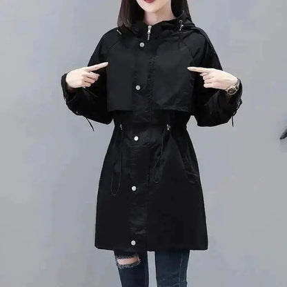 Cheky - Hooded trench coat