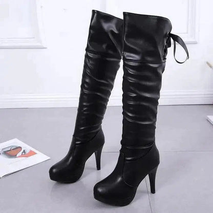 Cheky - New all-match high heel women over the knee boots