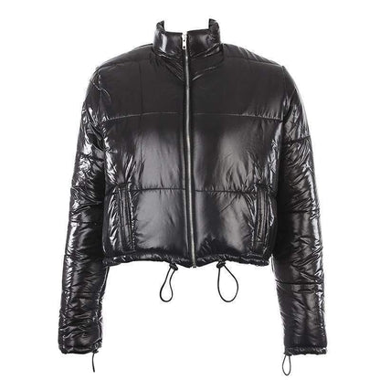 Cheky - Short warm down jacket with drawstring