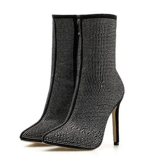 Cheky - Women Pointed Toe Heeled Boots