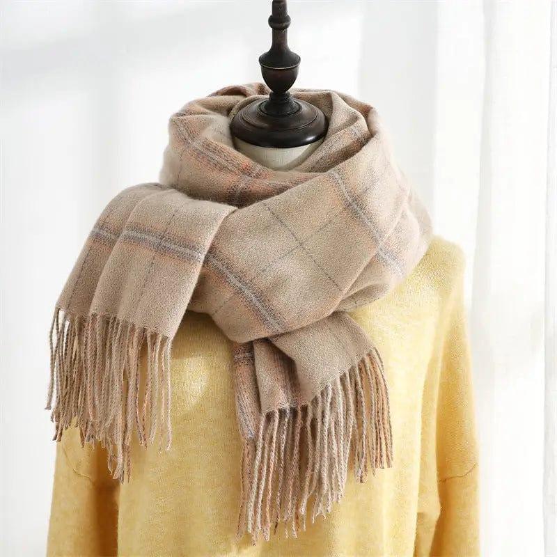 Cheky - Women's Sweet Tassel Shawl Warm Cashmere Scarf