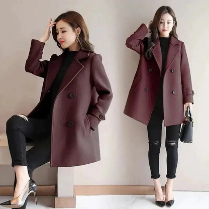 Cheky - Wool jackets, medium and long cardigans, fashion splicing